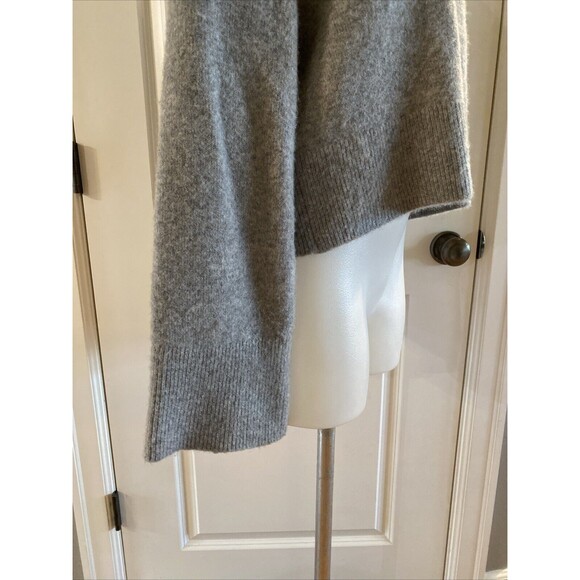 J. Crew Mock Sweater‎ Supersoft Yarn Merino Wool Alpaca Blend Gray Size S - Picture 4 of 13
